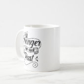 Mug Soyez Plus Forte Que Votre Passé, Inspirationnel É (Devant gauche)