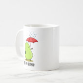 Mug Soyez Pré-Pear Funny Pear En Pluie Pun (Devant gauche)
