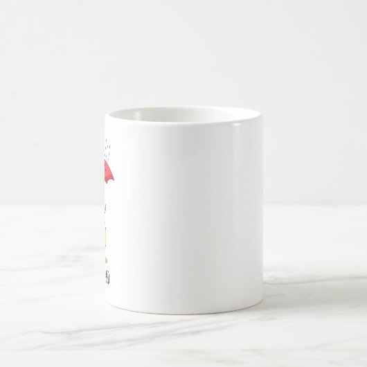 Mug Soyez Pré-Pear Funny Pear En Pluie Pun (Centre)