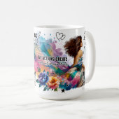 Mug Soyez Réel Pas Parfait Inspirant (Devant droit)
