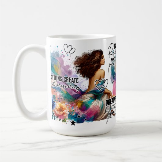 Mug Soyez Réel Pas Parfait Inspirant (Gauche)