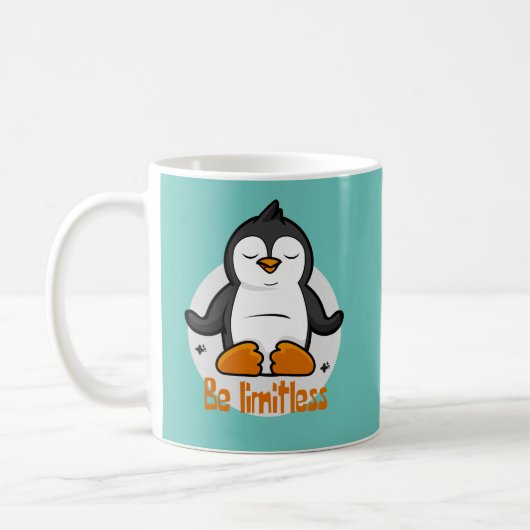 Mug Soyez Sans Limite Kawaii Drôle Pingouin Faire Des  (Gauche)