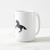 Mug Soyez Sauvage – Conception de Cheval Décoratif For (Devant droit)