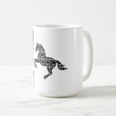 Mug Soyez Sauvage – Conception de Cheval Décoratif For (Devant droit)
