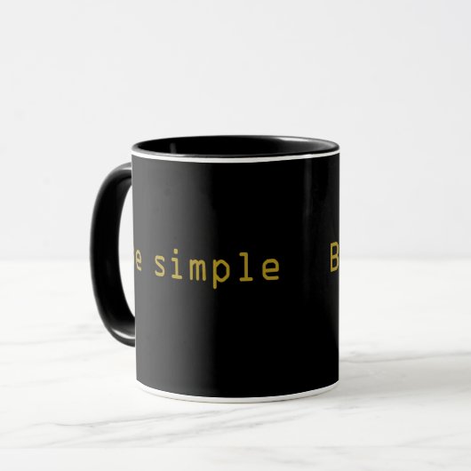 Mug Soyez simple (Devant gauche)