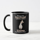 Mug Soyez toujours un Amoureux des animaux lama (Gauche)