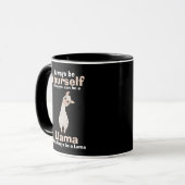 Mug Soyez toujours un Amoureux des animaux lama (Devant gauche)