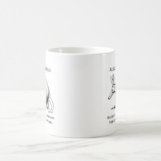 Mug Soyez toujours vous-même ou un Aardvark Funny (Centre)