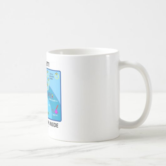 Mug Soyez tranquille ! Intérieur d'ARN de silencieux (Droite)