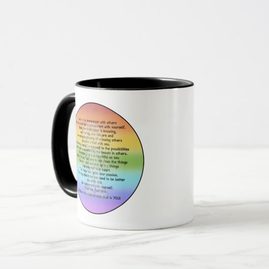 Mug Soyez transparent (Devant gauche)