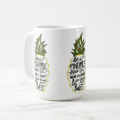 Mug Soyez un ananas (Devant gauche)