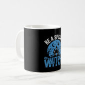 Mug Soyez un design de Halloween de sorcière spéciale_ (Devant gauche)
