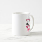 Mug Soyez un Flamant rose dans un troupeau de pigeons (Devant droit)