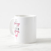 Mug Soyez un Flamant rose dans un troupeau de pigeons (Devant gauche)