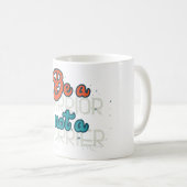 Mug Soyez un guerrier et non un inquiet (Devant droit)