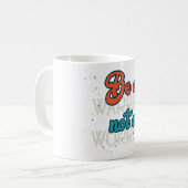 Mug Soyez un guerrier et non un inquiet (Devant gauche)