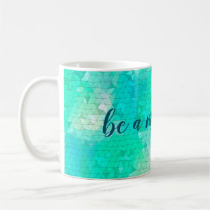 Mug Soyez un Motif de mosaïque bleu de Mermaid Aqua