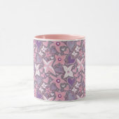 Mug Soyez Unique En Motif Rose/Violet (Centre)