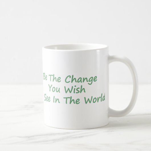 Mug Soyez vert Change (Droite)