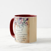 Mug Soyez votre guide, mélange floral d'automne (Devant gauche)