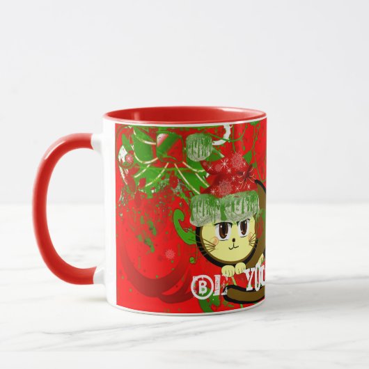 Mug SOYEZ VOUS Citations Artsy Kitty veut que vous soy (Gauche)