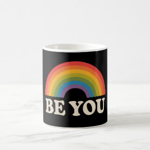 Mug Soyez vous gay Lesbian Pride LGBTQ Ally Rainbow Re