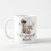 Mug Soyez vous-même Jack Russell chiot à côté de la bo (Gauche)