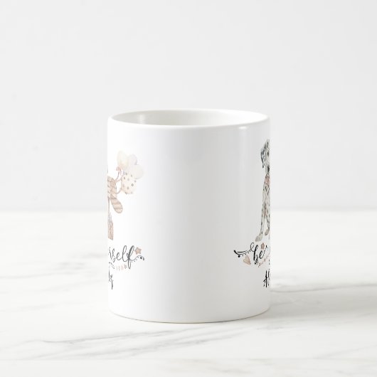 Mug Soyez vous-même mignon chiot dalmate à côté de la  (Centre)