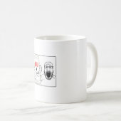 Mug Soyjak montre son mème téléphonique (Devant droit)