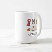 Mug Soyons confortables ! (Devant droit)