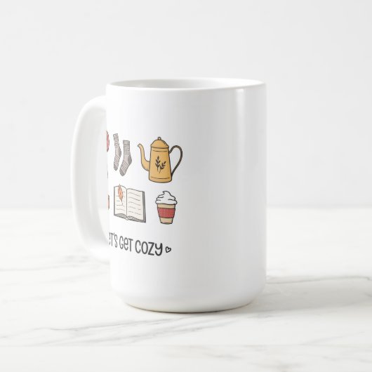 Mug Soyons confortables ! (Devant gauche)