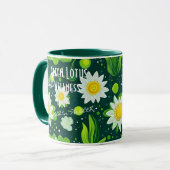 Mug Spa d'affaires et bien-être Vibrant Cactus & Flowe (Devant gauche)