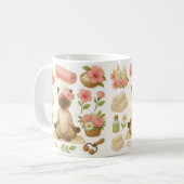 Mug Spa de chat Thème pour Amoureux de les chats (Devant gauche)