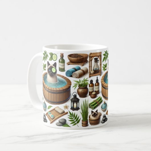 Mug Spa party for Siamese Cat Lovers  (Devant gauche)