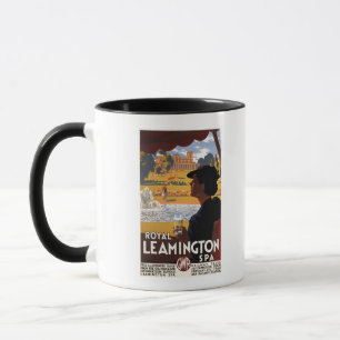 Mug Spa royal, affiche de rail d'eau potable de femme