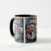 Mug Space Adventures #12 Bande dessinée rétro de scien (Devant gauche)