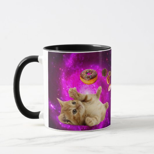 Mug Space cat et les beignets volants (Gauche)