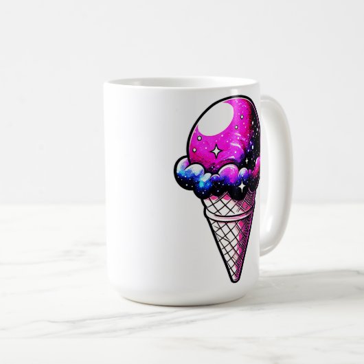Mug Space Cream Cone 205 (Devant droit)