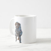 Mug Space Pup : Sortez de ce monde ! (Devant gauche)
