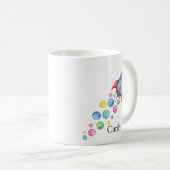 Mug Space Rocket Cute Fun Cadeau Personnalisé avec le  (Devant droit)