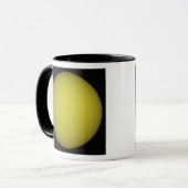 Mug Space Shuttle Atlantis est vue en silhouette (Devant gauche)