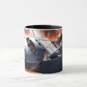 Mug Space Shuttle Atlantis Hubble Telescope Artwork (Centre)