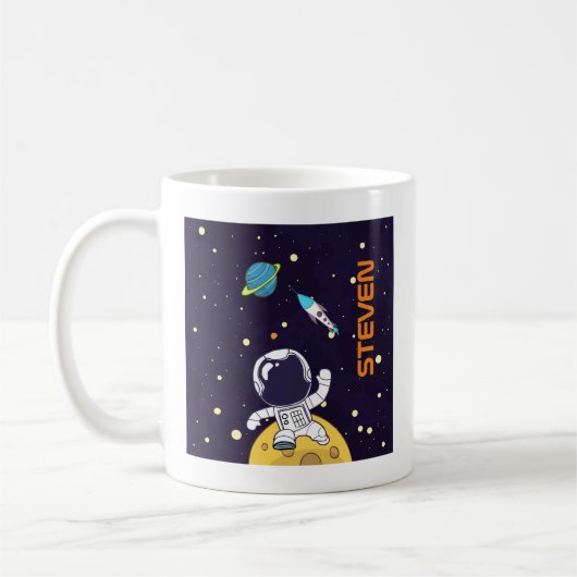 Mug Spaceman Explorant L'Espace (Gauche)