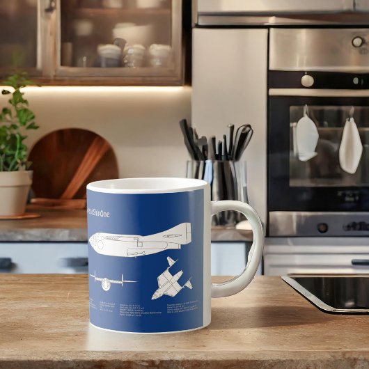 Mug SpaceShipOne - Plan directeur d'avion ABD