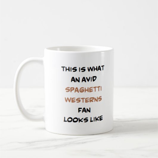 Mug spaghetti westerns fan2 (Gauche)