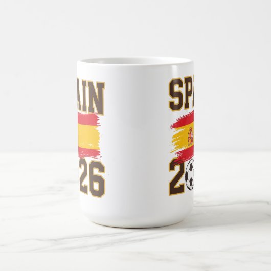 Mug Spain 2026 Soccer Design (Centre)