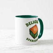 Mug Spanakopita Grec Alimentation Spinach Feta Phyllo  (Devant droit)