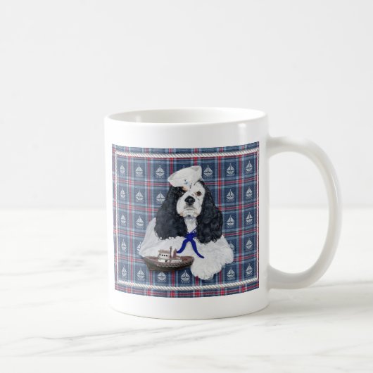 Mug Spaniel Cocker Américain Marin (Droite)