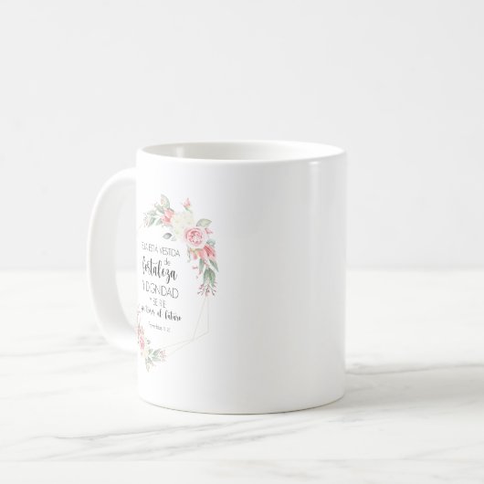Mug Spanish bible verse Taza (Devant gauche)