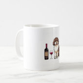 Mug Spanish Water and wine Funny dog 1 (Devant gauche)